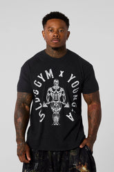 4206 - Gold's Gym Heather Tees