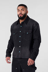 8011 - Western Denim Shirts