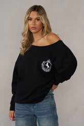 W5158 - Off-shoulder Pullover