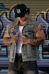 5192 - Cars & Curls - Denim Vest