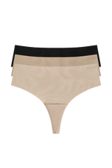 W637 padded thong 3-pack