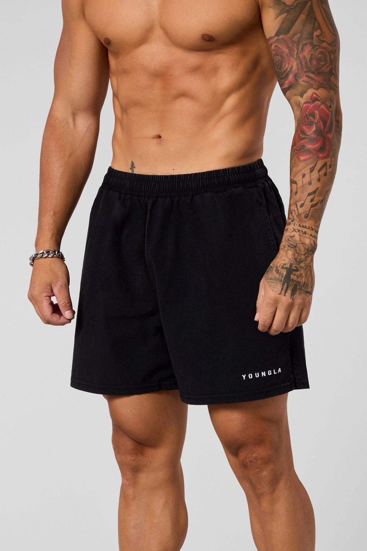 1043 - Washed Fitness Shorts