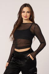 W423 Sheer Shenanigans Top