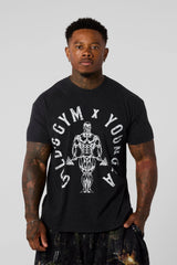 4206 - Gold's Gym Heather Tees