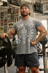 4206 - Gold's Gym Heather Tees